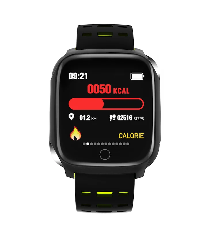 Квадратные Смарт-часы с большим экраном и монитором артериального давления для тела, bluetooth, водонепроницаемые Смарт-часы F16