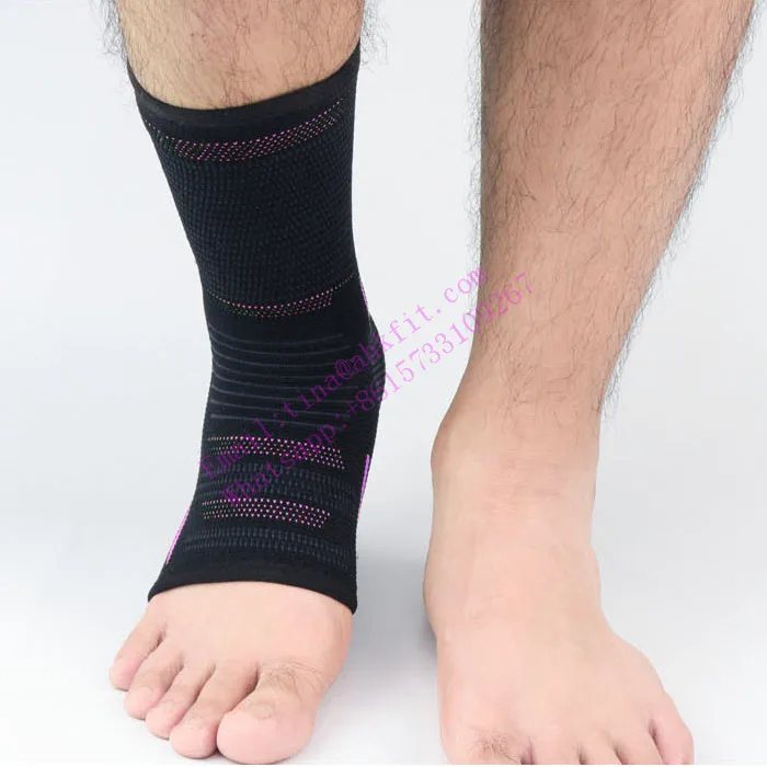 Hot sale plus size basketball ankle support socks with anti collision gel pads