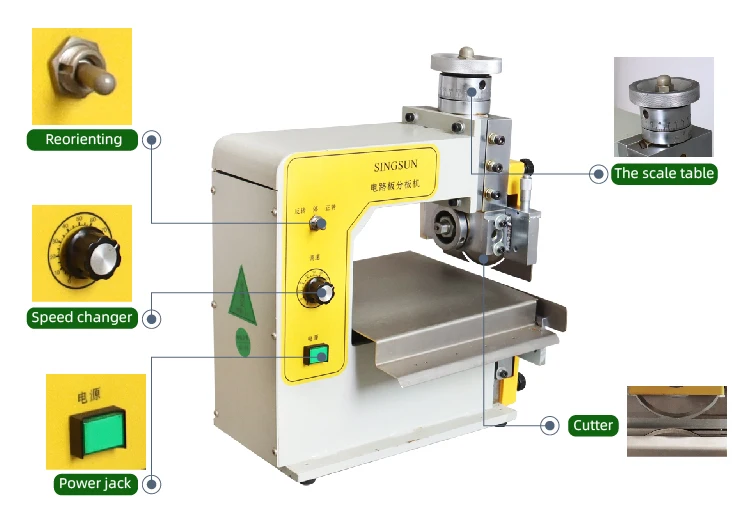 Simple hand push PCB cutter separator Manual PCB separator