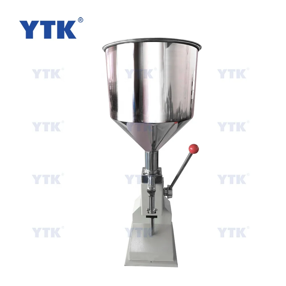 A03 Updated 5-100ml Injector Volumetric Spout Pouch Cream Juice Oil Bottle Manual Filling Machine