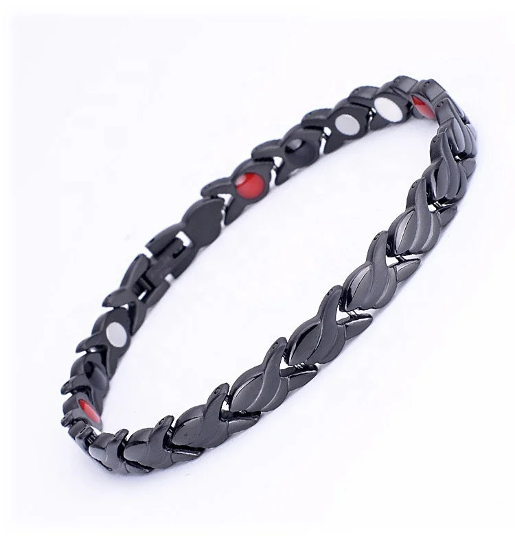 Natural stone energy bio magnetic bracelet scalar germanium positive energy bracelets quantum biomagnetic health bracelet