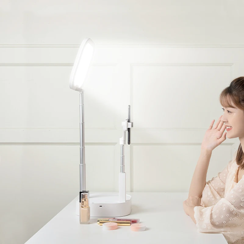 DOXG v8 the source manufacturer color changing ring light, warm light white light and cold light,phone selfie ring light tripod