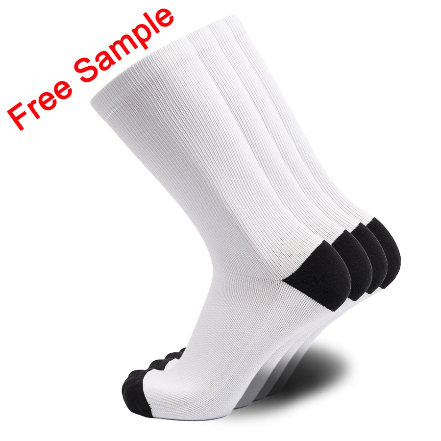 High quality designer 360 sublimation blank white socks custom photo all over print socks