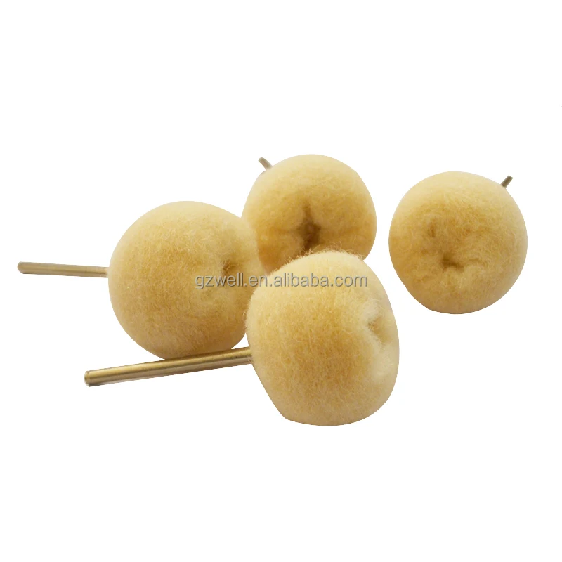 Polishing wheel Polishing head jade carving jade carving olive stone carving polishing and cleaning wool brush