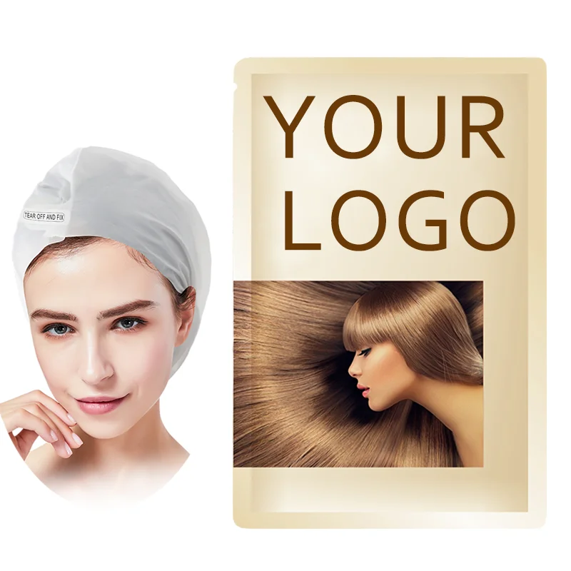 OEM private label professional care hairmask nutrition collagen smooth hair sheet mask