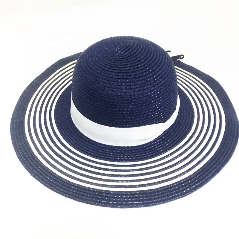 Frayed Raffia Trilby Sombrero Ecuador Pearl Spain Fedora Black Straw Woven Hat