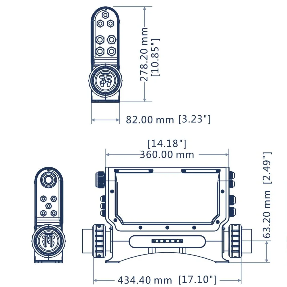VIRPOL White Acrylic Swim Spa Electronic Control Box Hot Tub Heater Balboa Outdoor Bathtub Control System