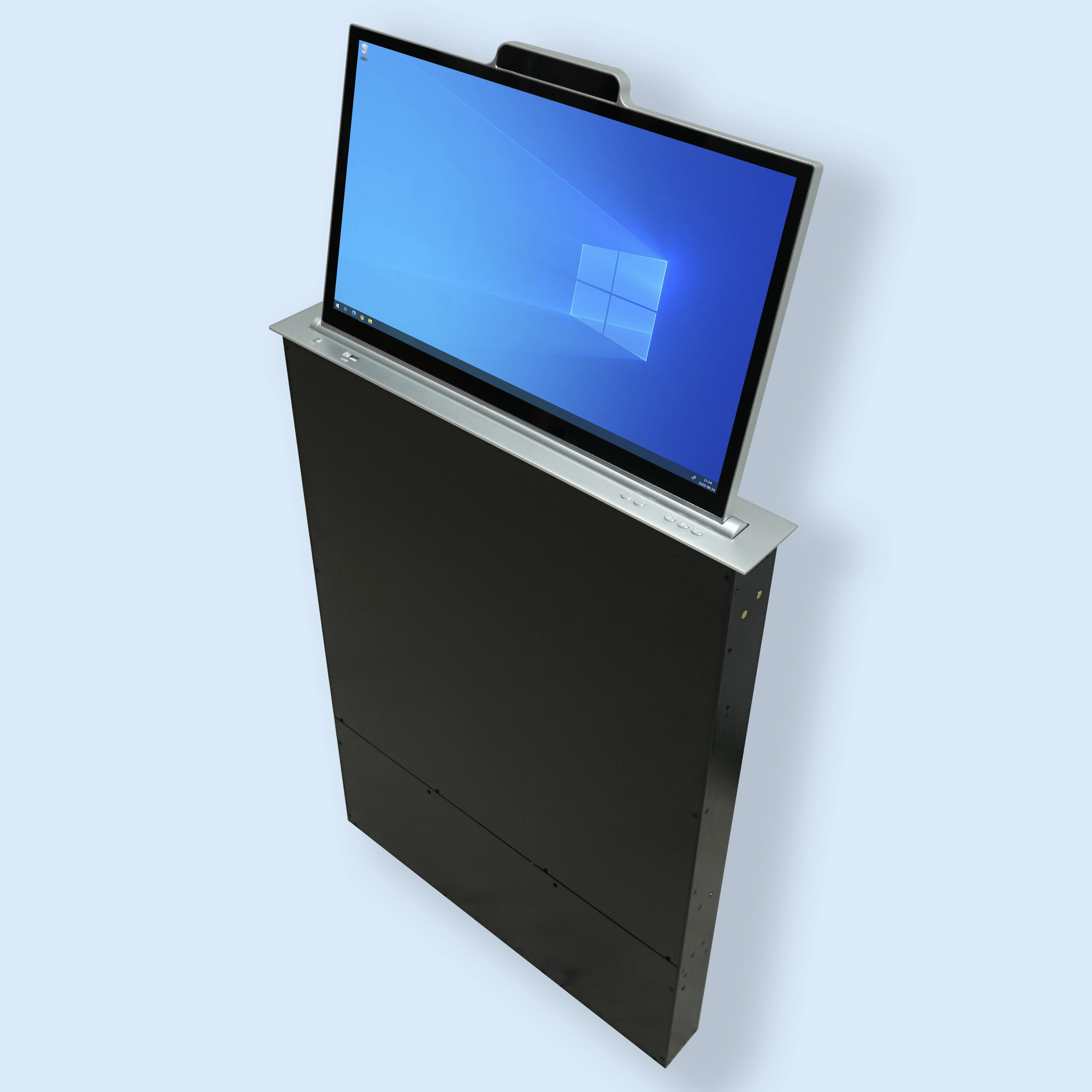 Intelligent lift HD display with camera monitor Multifunctional conference system 15.6 18.5 21.5 inch lift