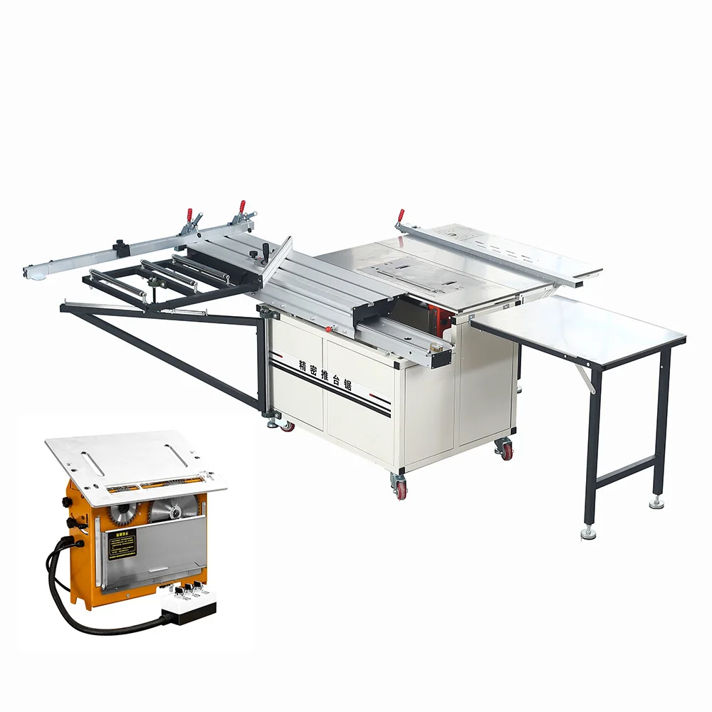 Multi Functional Wood Working Cnc Automatic Sliding  Circular Saw Table Plane Saw Wood Cutting  Machine