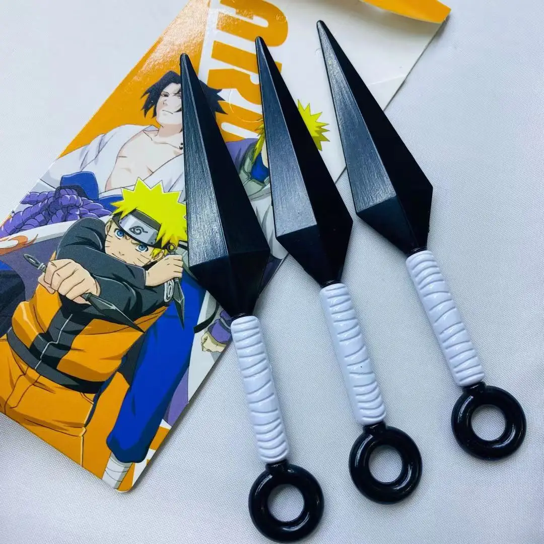 Anime peripheral Ninja toy weapon props set kunai alloy metal