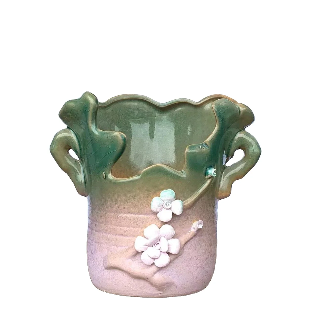 Indoor and Outdoor Porcelain Flower Pot Porcelain Planters Porcelain  Animal Pots