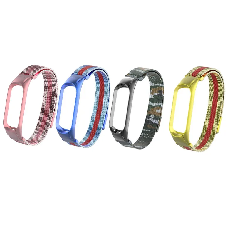 Smart Watch Wristband for Xiaomi Mi Band 4 3 Milan Stainless Steel Watch Band