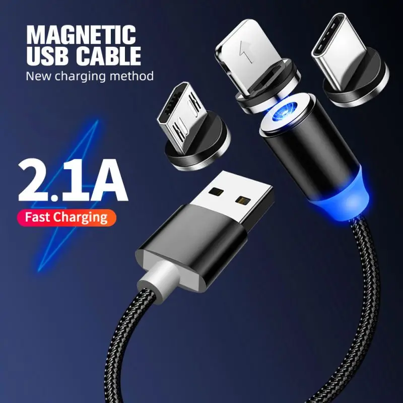 Бесплатный образец продукции нейлоновый плетеный 3 в 1 USB-кабель зарядного устройства с