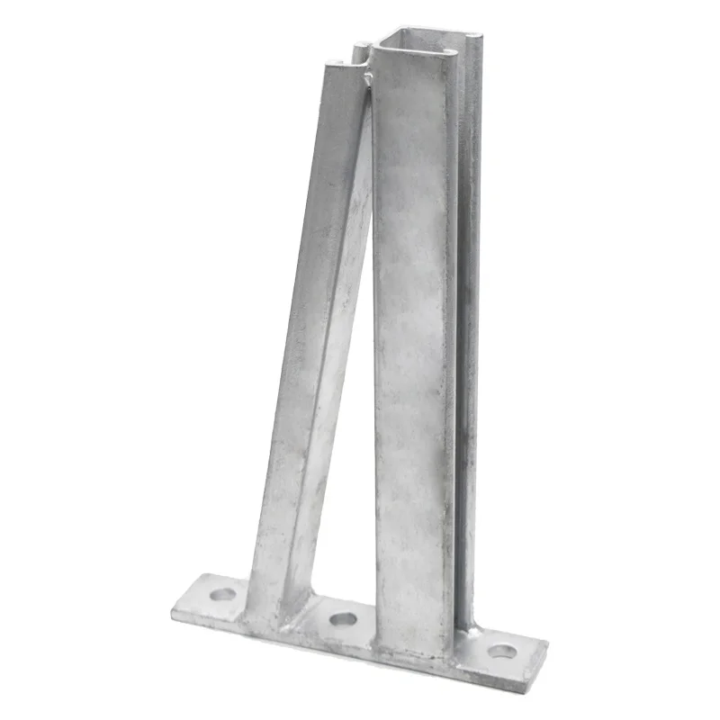 OEM & OEM Hot Dip Galvanized Unistrut Bracket with Arm Wall Plate Welded on Strut Profile for Simplify Fixing
