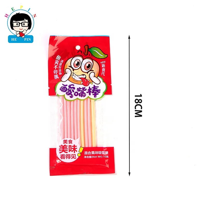 OEM Order Wholesalers Halal Powder CC Stick Fruity Flavor Candy Mixed Color For Kids