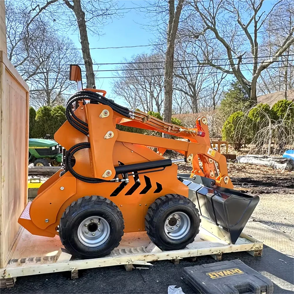 Fast Shipping EPA engine mini skid steer track loader hot sale mini skid steer loader for sale price cheap