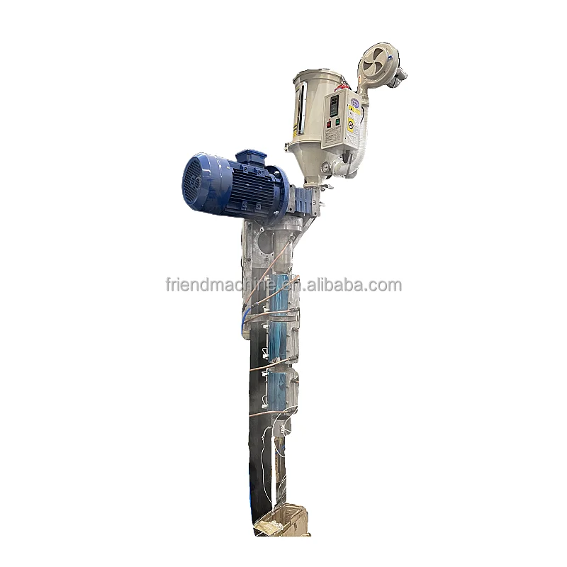 Vertical plastic extruder 3D printer head for robotic arm use