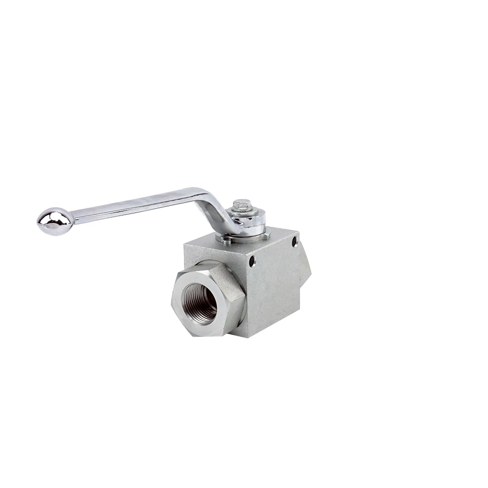 two ways female threaded stainless steel hydraulic VH2V-G3/8 high pressure ball valve 3/8inch dn06