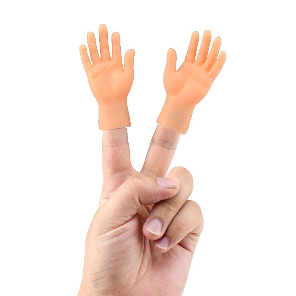 
Novetly Set of 2pcs Left and Right Tiny Hands Toy Finger Hands Finger Puppets 