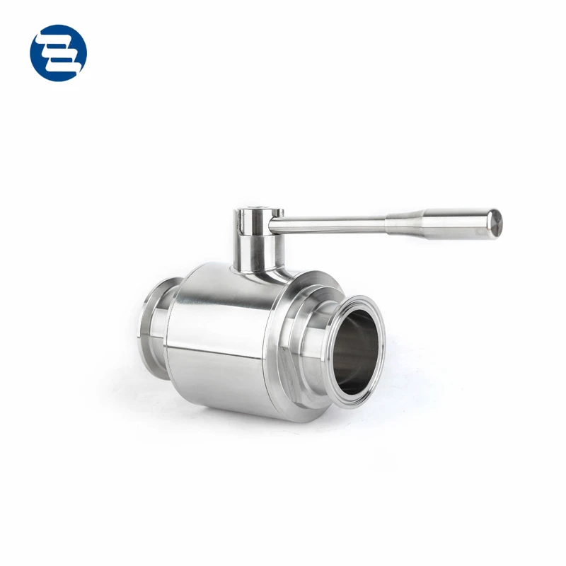 SANTHAI 304/316L Stainless Steel BSP NPT Pull Handle 2pc Ball Valve With Internal Thread