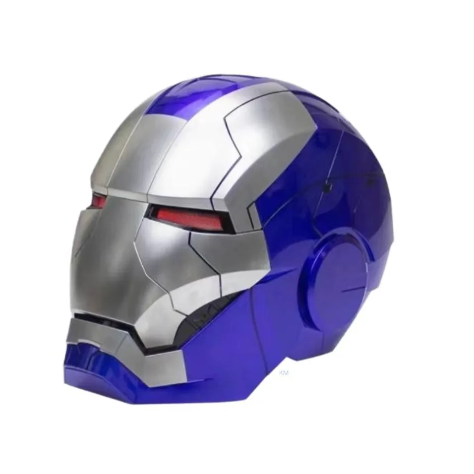 2024 New Iron Man Helmet Black Gold Black Silver Electric Helmet Voice Control Voice Machine Mask Home Technology Adornment
