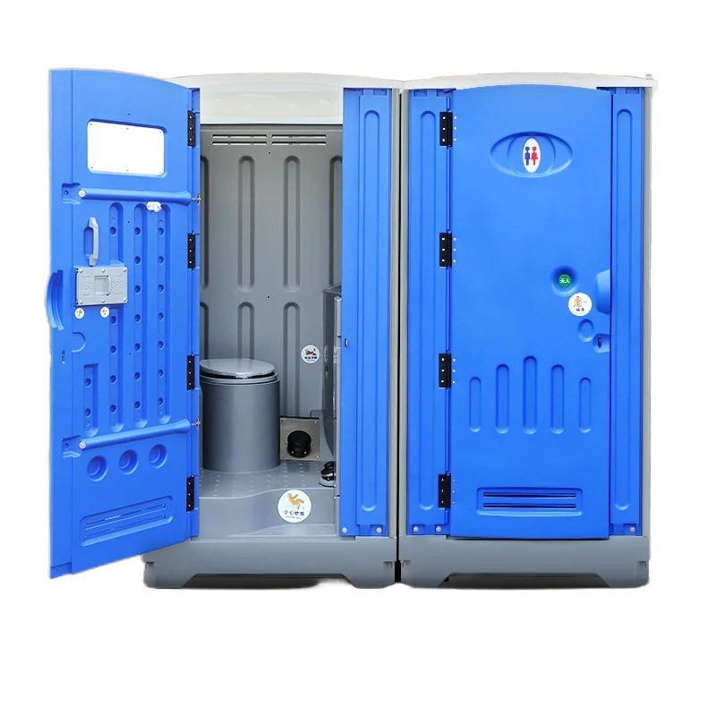 Convenient Outdoor Public Movable Temporary Bathroom Portable Toilet for Shop Use Finished Product