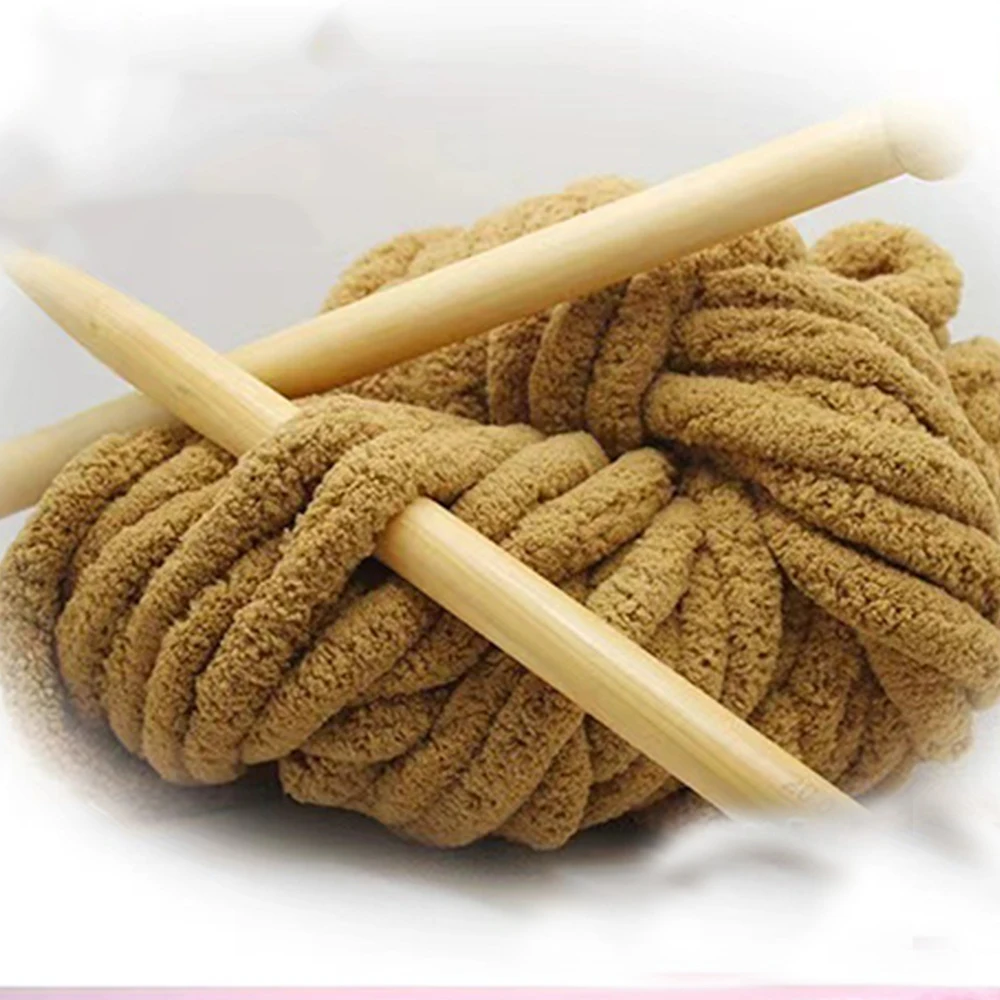 20mm Multi-Color Chunky Crochet Yarn Knitting Woven Blanket Core Strip Line Ice Strip Yarn for Craft DIY