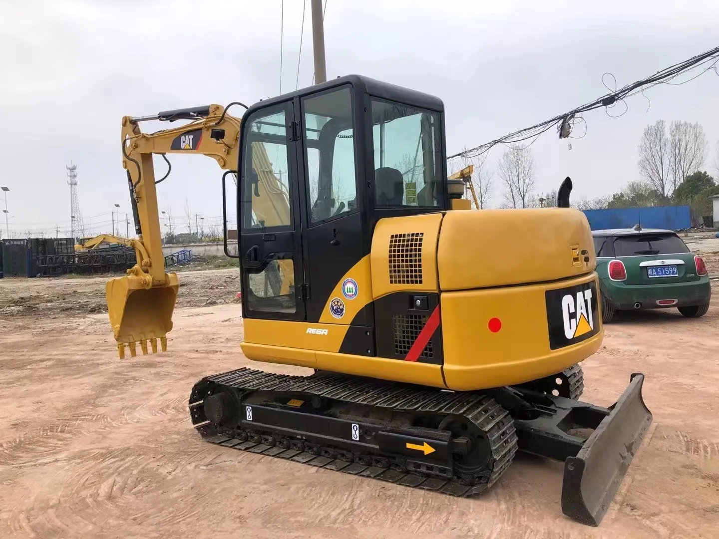 Good Condition Used Excavator CAT306D Diggers Mini Hydraulic Crawler Drive Tractor Machine Electric CAT 306E 6Ton For Sale