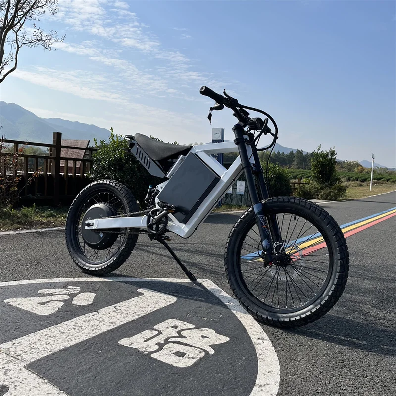 CS20 19inch fat ebike in China warehouse 72v 8000w fat tire electric city road bike for adults 90 to 100km fat ebike