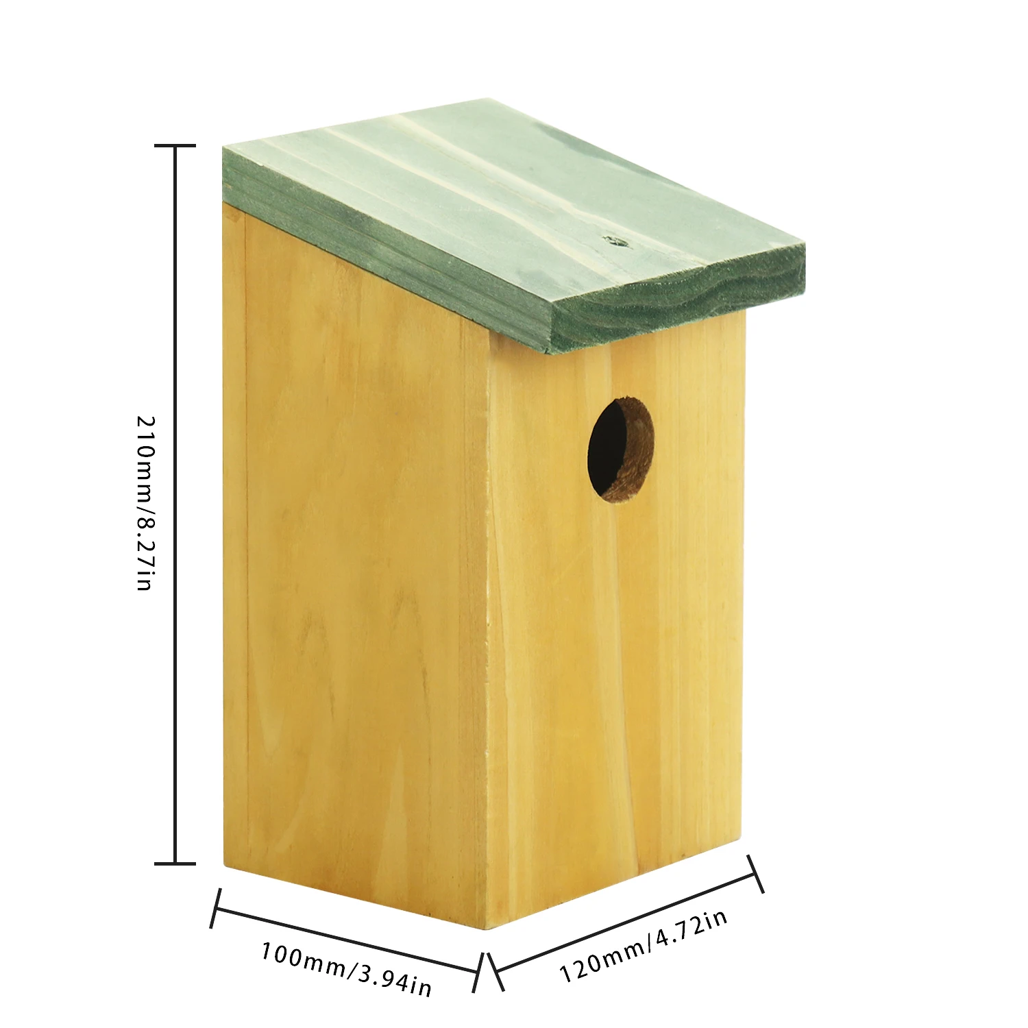 FSC&BSCI Wooden Bird House, Outdoor Bluebird House, Bird Houses for Outside Clearance, Swallow, Cardinals, Chickadee, and Wren