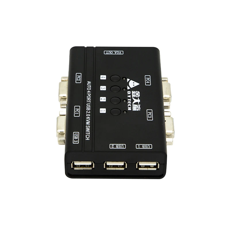  OEM ODM ручная пресс-форма для цены по прейскуранту завода-изготовителя с 4 usb портами зарядки электроники KVM переключатель