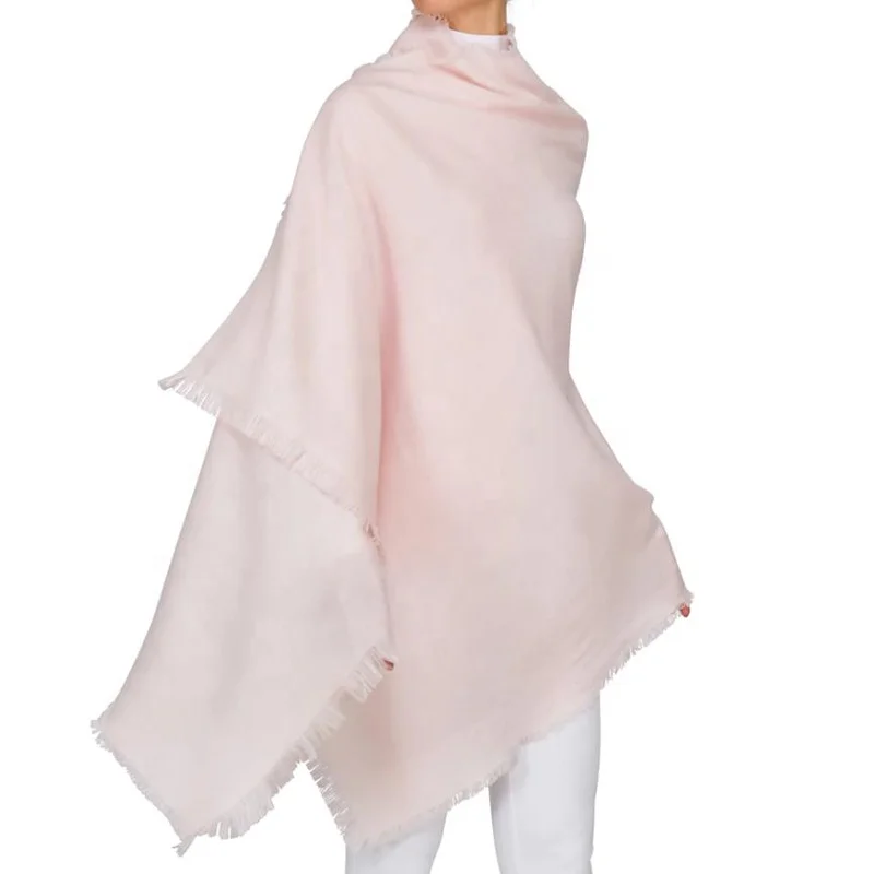 Wholesale AW woven soft cashmere scarves popular outdoor wear comfortable warm pashmina scarf