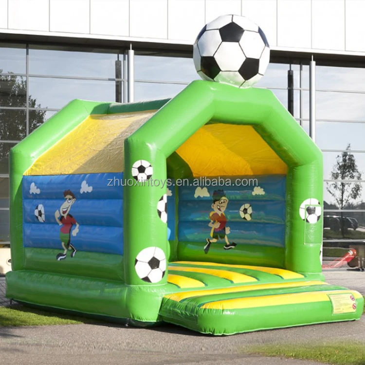 Прочный надувной замок-батут из ПВХ 0,55 мм