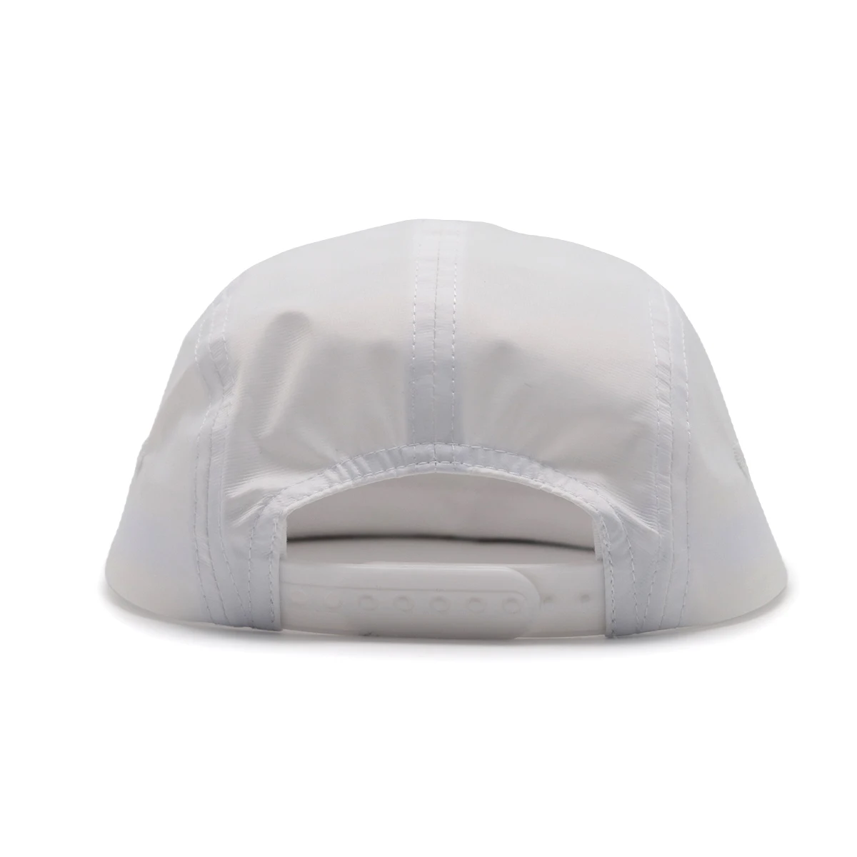 Snapback Unstructured Custom Logo Running Cap Nylon 5 panel Hat