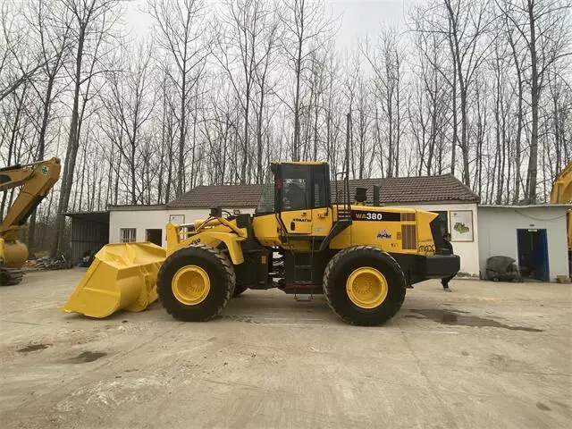 Japan original komatsu wa380-6 used wheel loader Komatsu WA380 WA350 WA320 WA470 WA200  With good quality