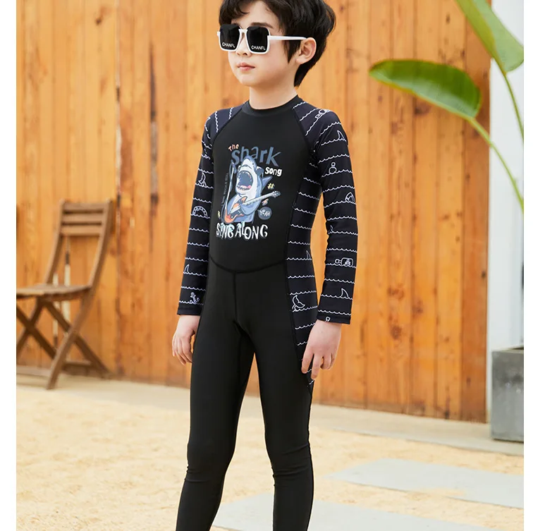 Long Sleeve Baby Boys Girls one piece bikini swimwear Rash Guard Sun Protected Kids & Toddler swimming wetsuit