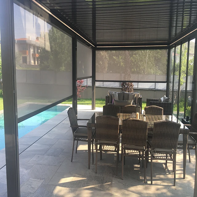 
Sun Roof Pergopanel - Bioclimatic Ceiling - Aluminum Pergola 