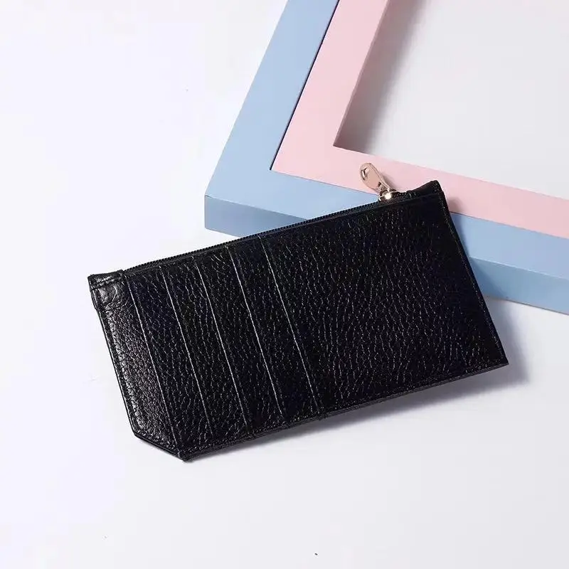 Genuine leather  wallets leather purse leather coin purse  with good quality  factory price shenzhen lily cheng