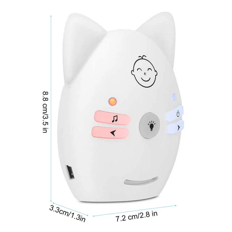 Sensitive Transmission Two Way Talk Crystal Clear Cry Voice 2.4GHz Wireless Infant Baby Portable Digital Audio Baby Monitor