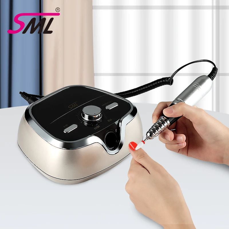 SML professional 35000rpm electric nail drill kit manicure machine polisher set 2022 nail drill