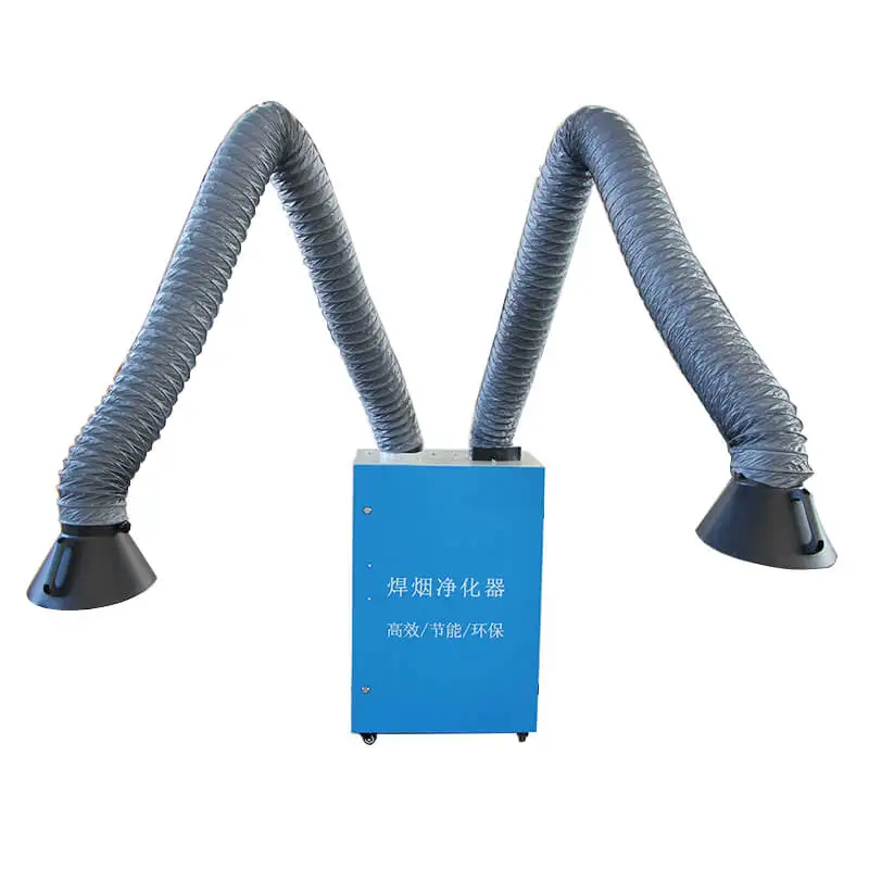 welding smoke purifier double arm smoke purifier