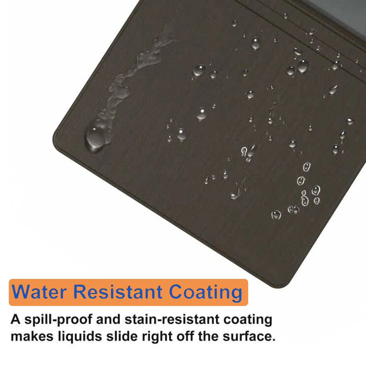 Non-Slip Hard Board 3-In-1 Ultra Smooth Multi Functional Waterproof Mouse Pad With Phone / Pen Holder For Home & Office