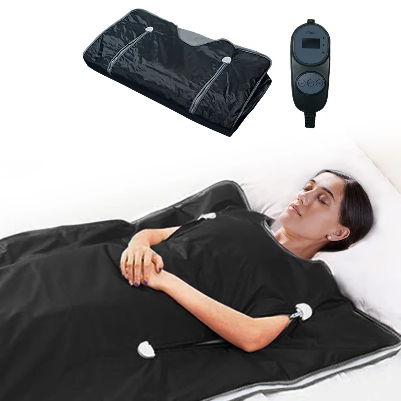 Guangyang Wholesale price waterproof pu slimming anti-aging detoxifies beauty infrared blanket with zipper