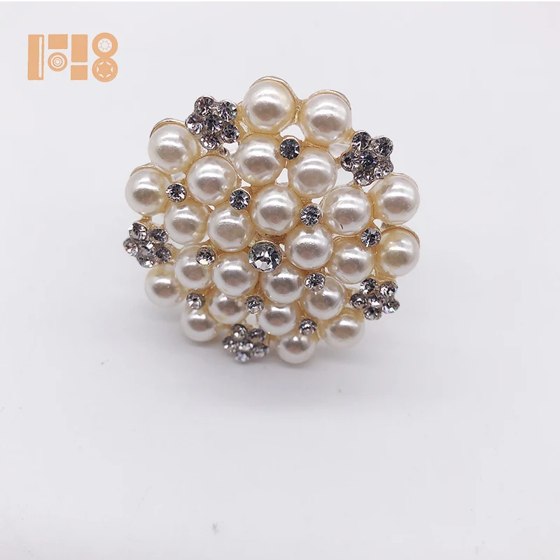 Flower Rhinestones Napkin Rings for Wedding Table Decoration Supplies