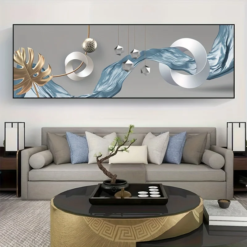 Modern Fashion Home Decor Luxury Wall Painting Canvas Print Floating Frame Paintings Wall Art Living Room Home Decor Products