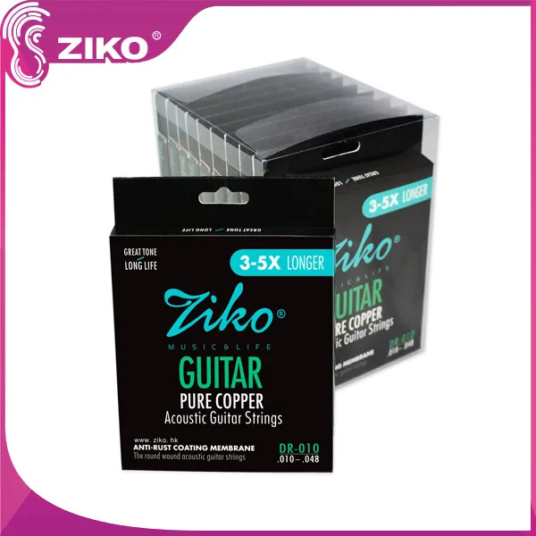 ZIKO Wholesale  bulk guitar Strings OEM Economy Rope  Guitar Strings for Guitar Accessories