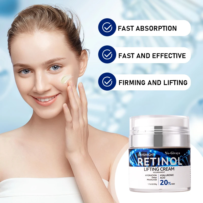 Vitamin A Anti Aging Moisturizer for Face and Neck,Wrinkle, Retinol Complex Hydrating Day & Night Reduce Fine Lines