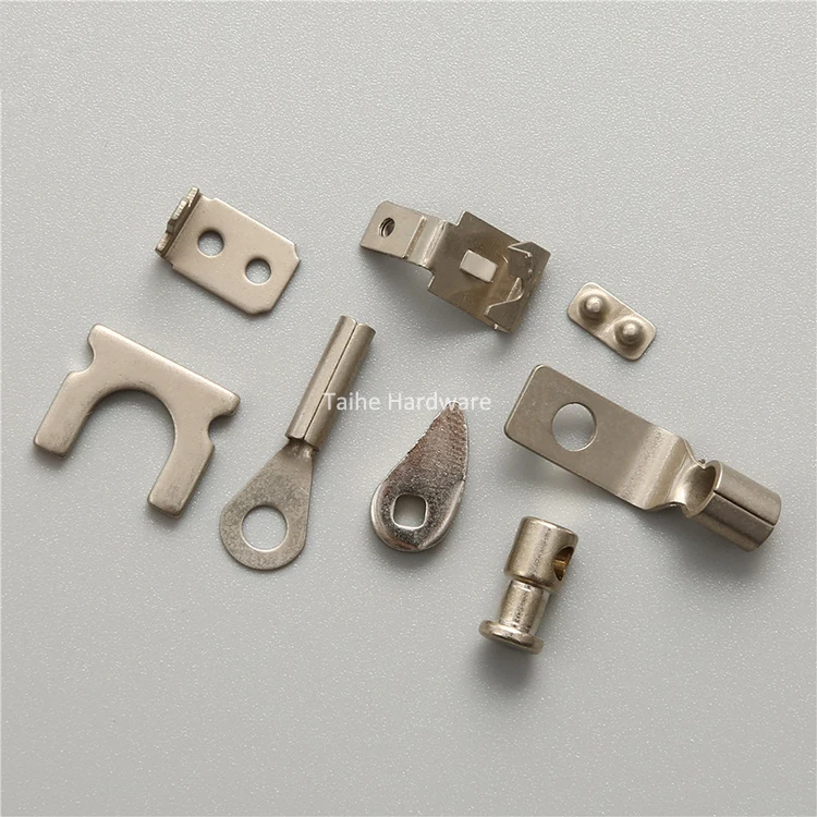 OEM Copper Silver Stainless Steel Spring Chrome Plating Contact Terminal Lugs