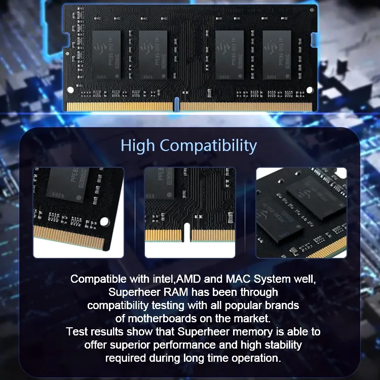 Factory Wholesale Laptop Ram DDR4 DDR5 Superheer Retail Packaging 8gb 16gb 32gb 3200Mhz Computer Memory Original Status
