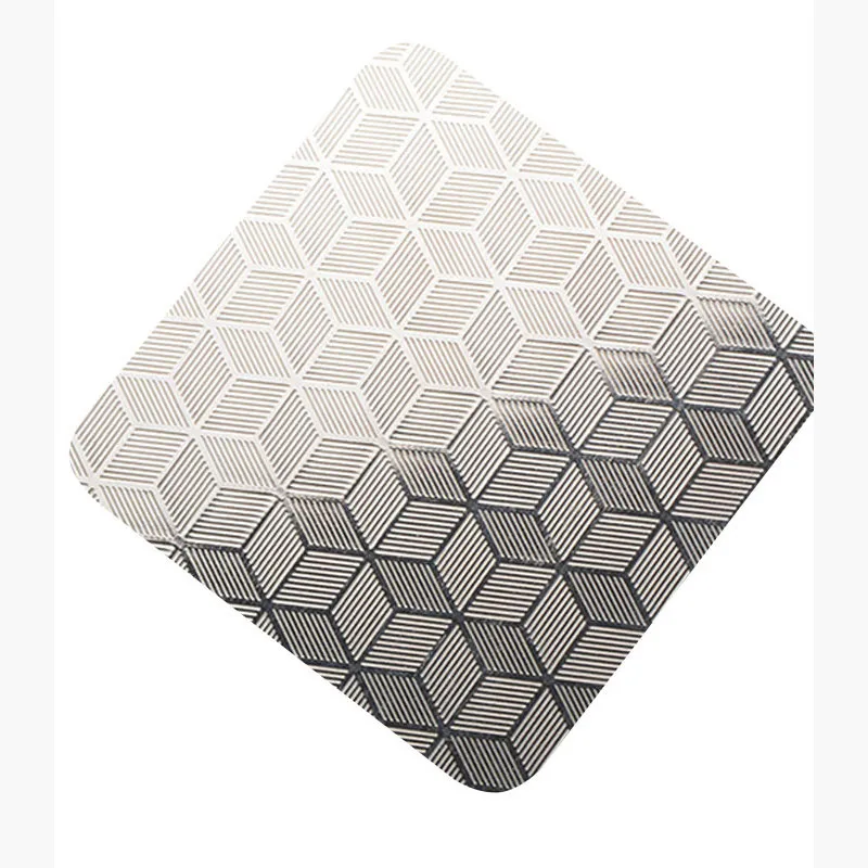 Decorative 304 Cold Rolled Embossed Stainless Steel Color Sheet for Building Wall Elevator Surface